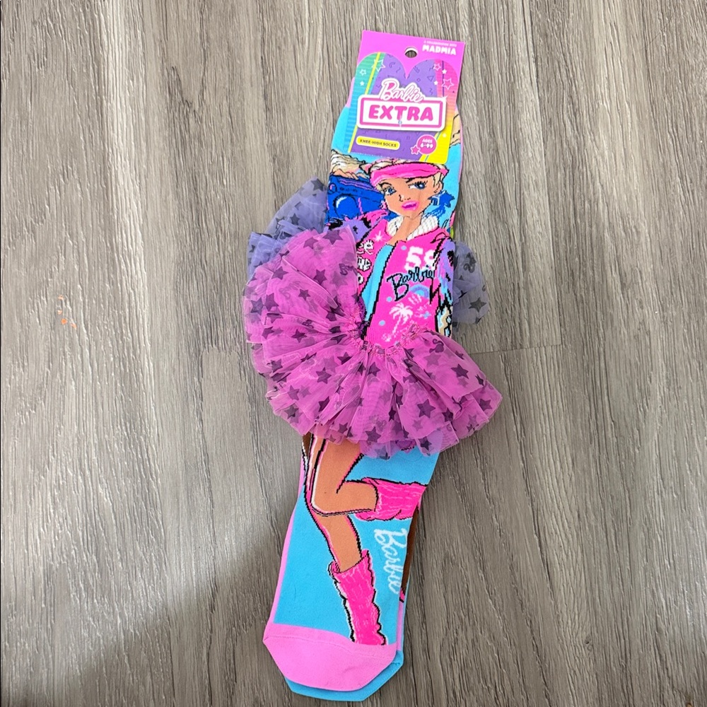 Barbie collaboration with madmia knee length Socks